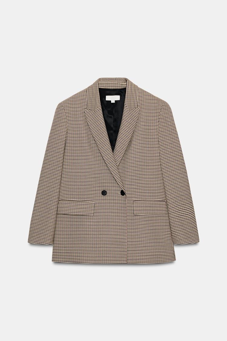 VESTE OVERSIZE À BOUTONNAGE CROISÉ