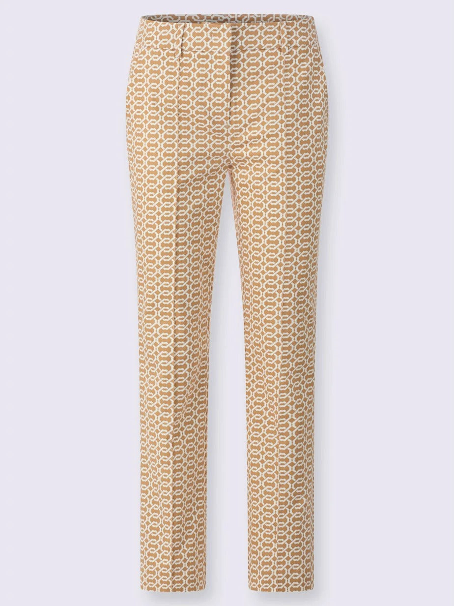 Pantalon imprimé avec poches latérales en coton biologique