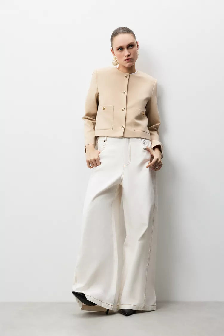 Blazer with buttons