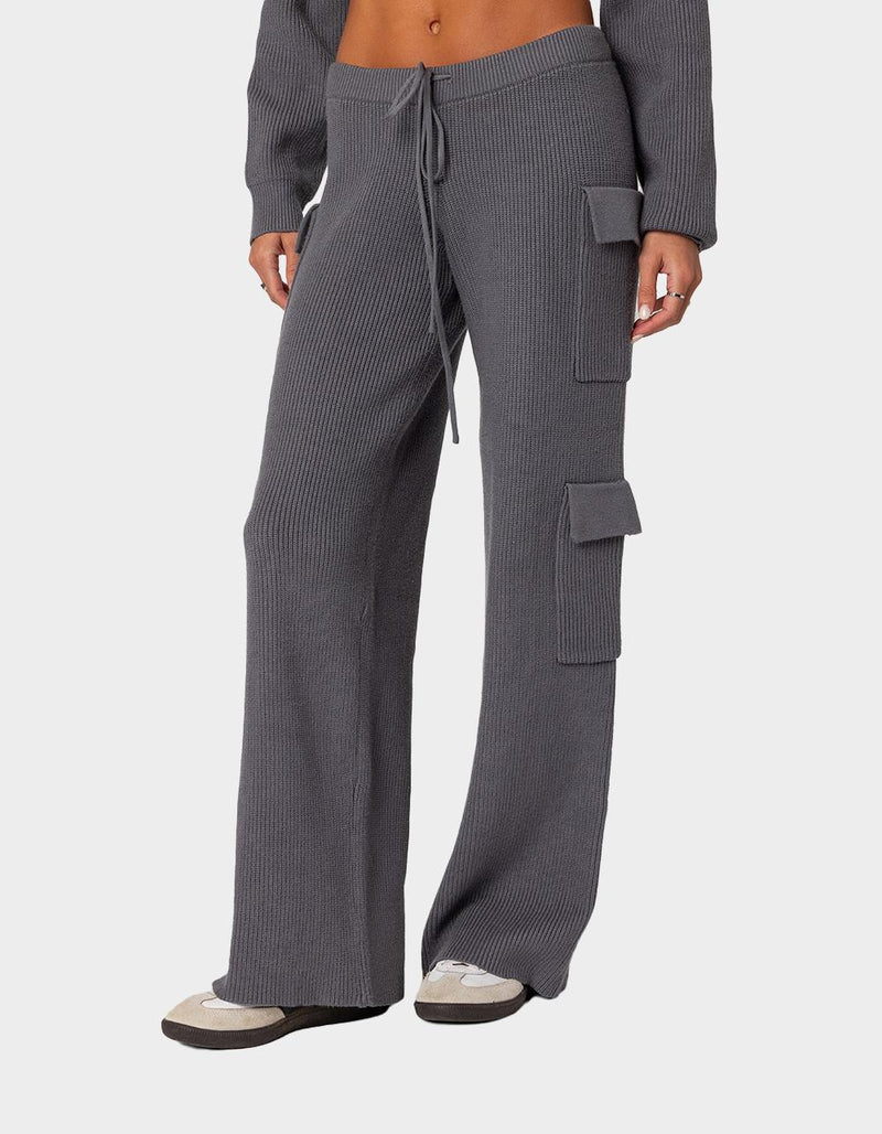 EDIKTED Wynter Knit Womens Pants