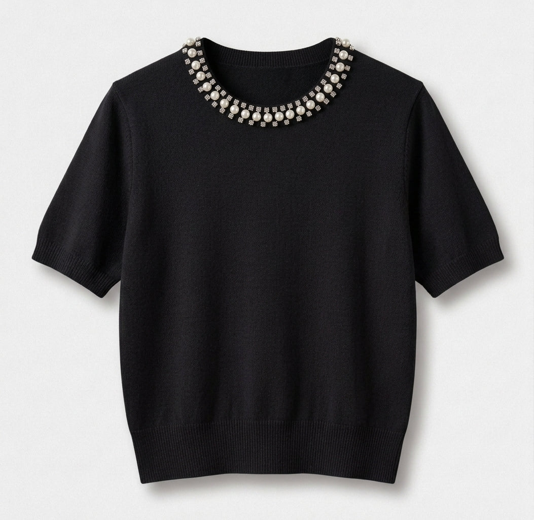 Le Pull Perles d'Éclat