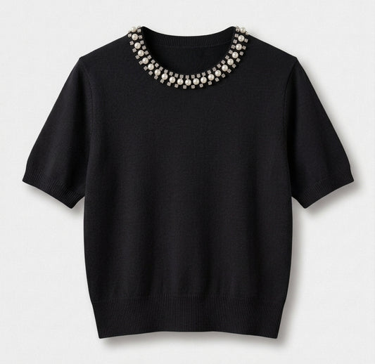 Le Pull Perles d'Éclat
