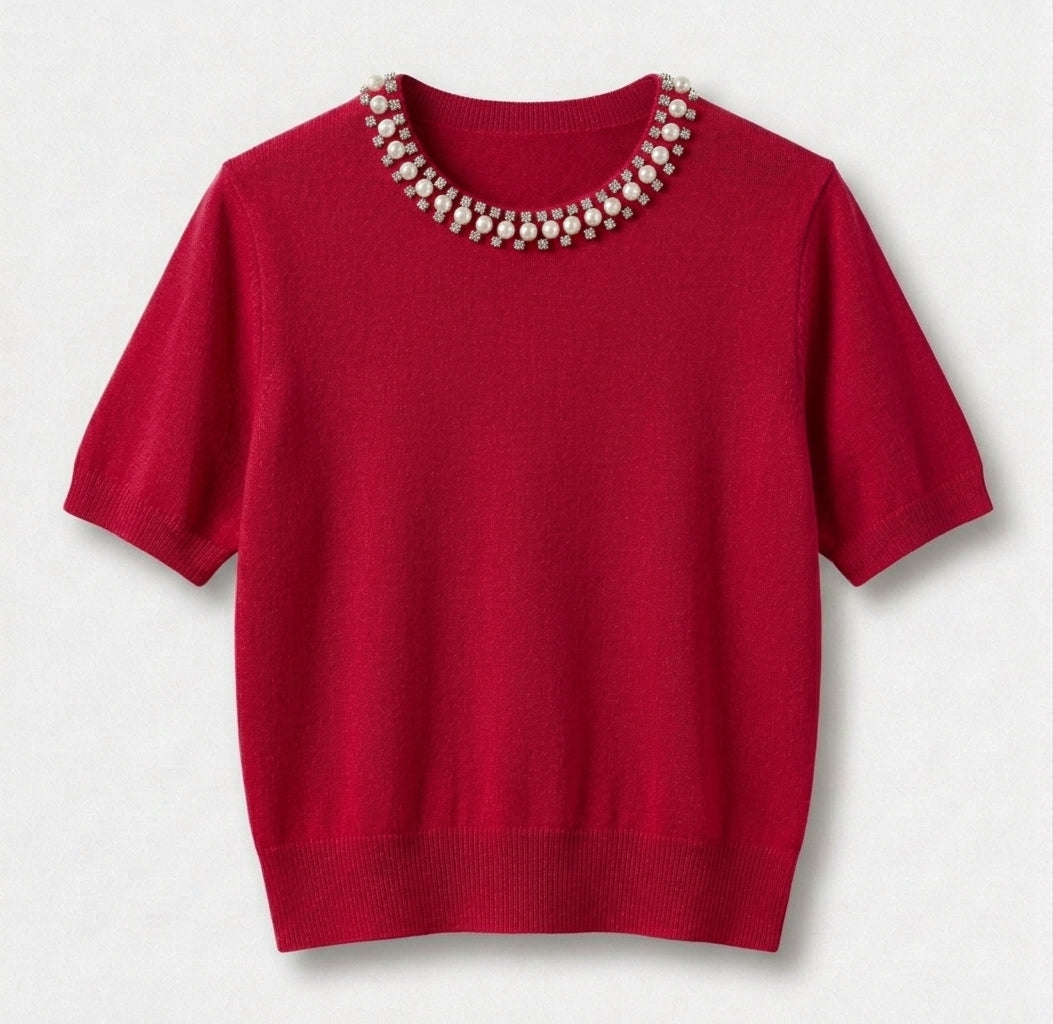 Le Pull Perles d'Éclat