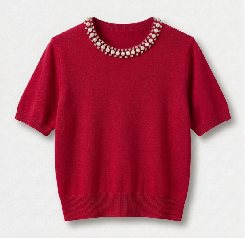 Le Pull Perles d'Éclat