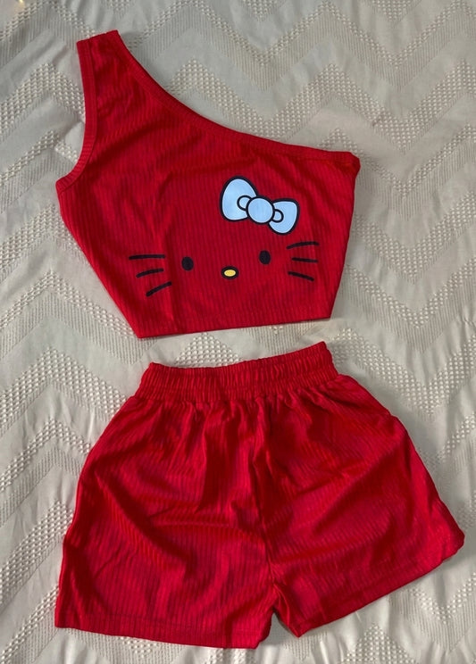 Le Pyjama d'été Hello Kitty