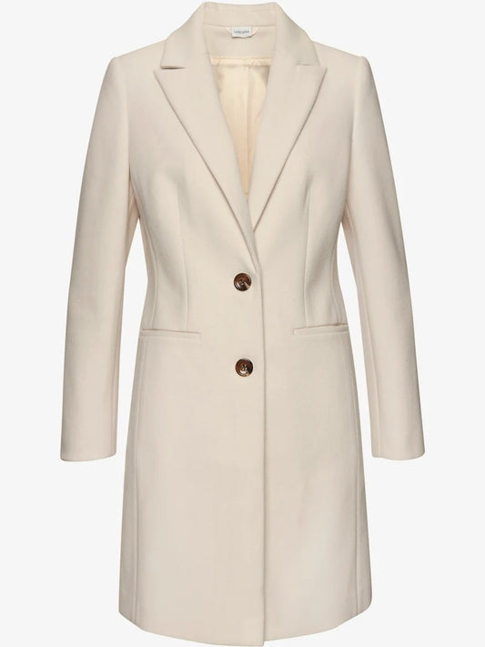 Manteau blazers avec col à revers et poches passepoilées