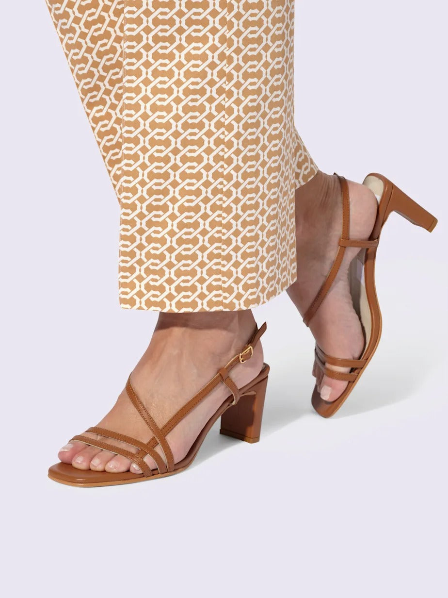 Pantalon imprimé avec poches latérales en coton biologique
