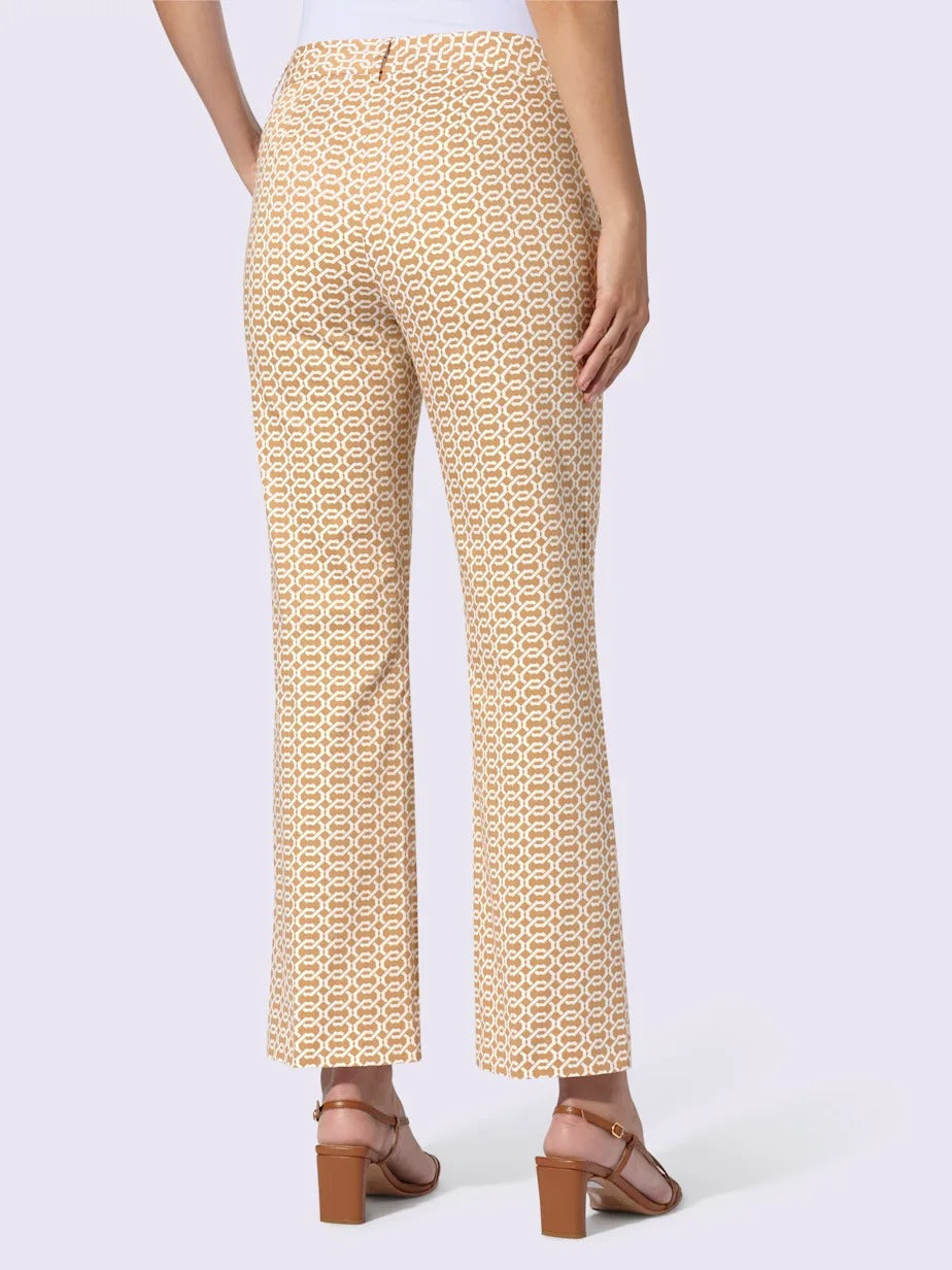 Pantalon imprimé avec poches latérales en coton biologique